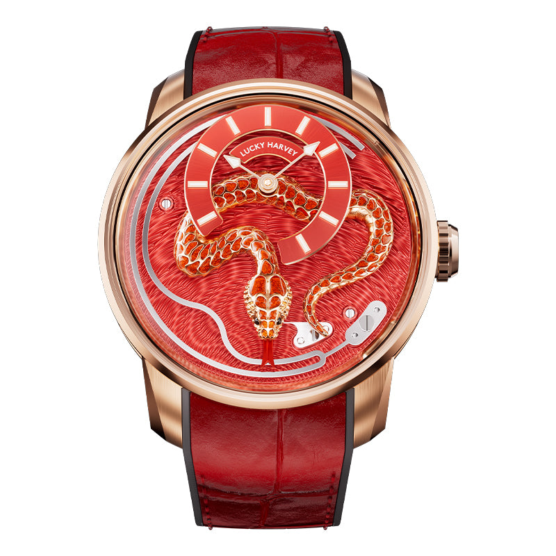 THE ENAMEL SNAKE RED (Edition Limitée)