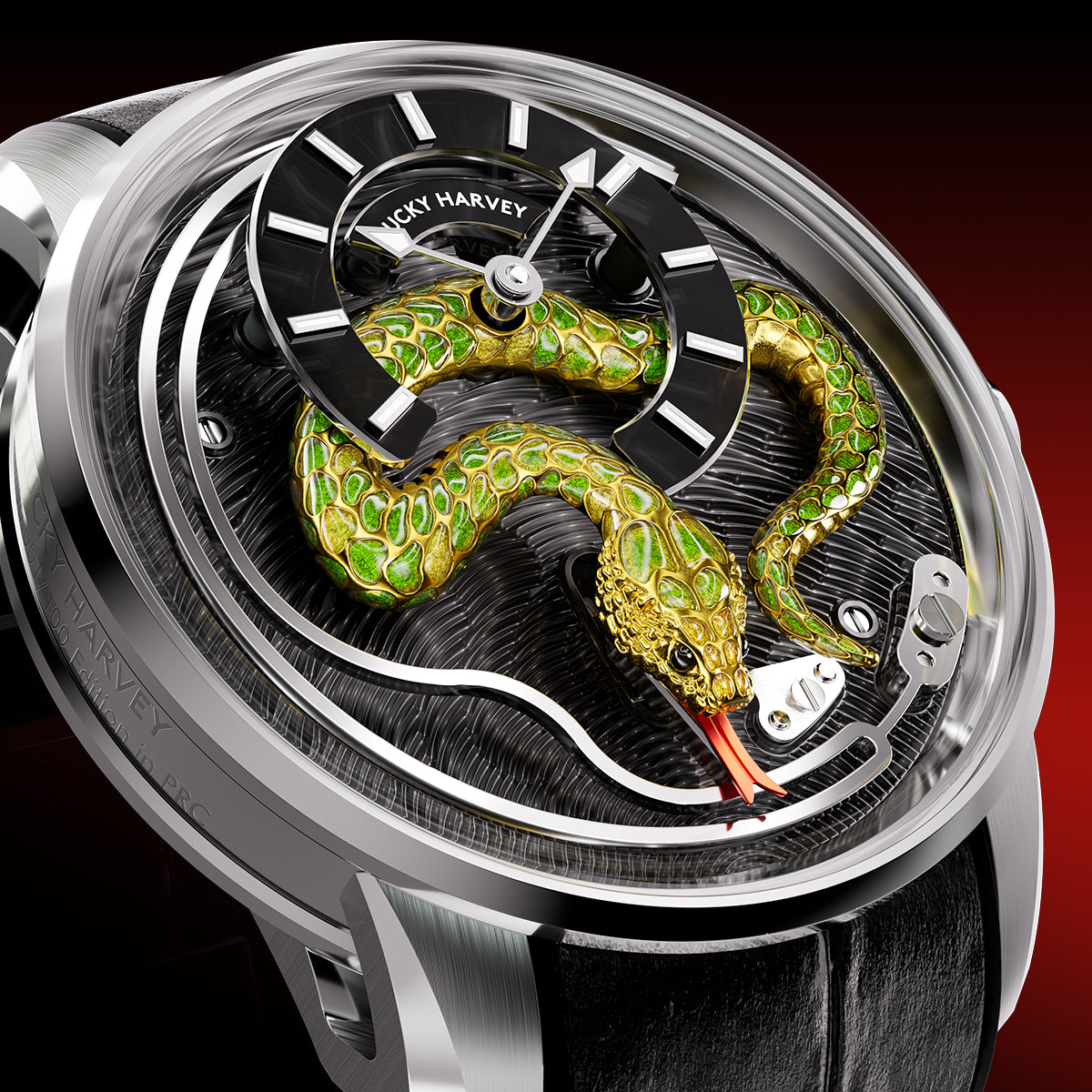 THE ENAMEL SNAKE GREEN (Edition Limitée)