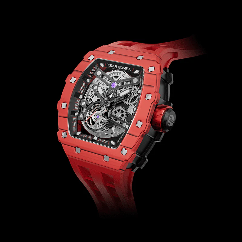 PreviousNext  Carbon Fiber Automatic Watch TB8208CF