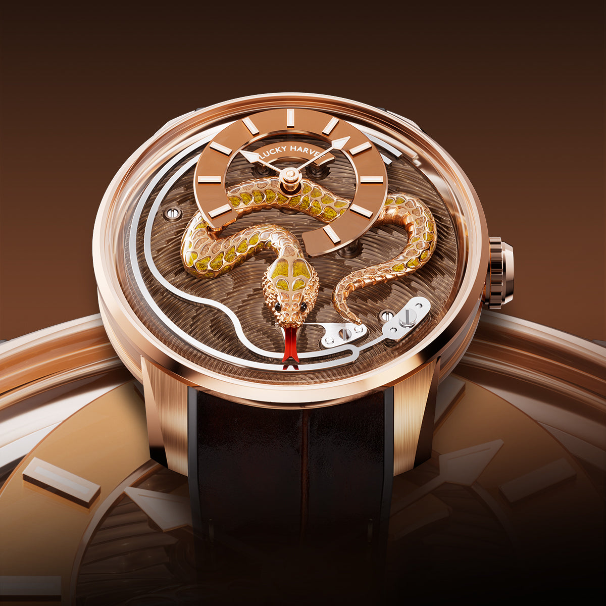 THE ENAMEL SNAKE GOLD (Edition Limitée)