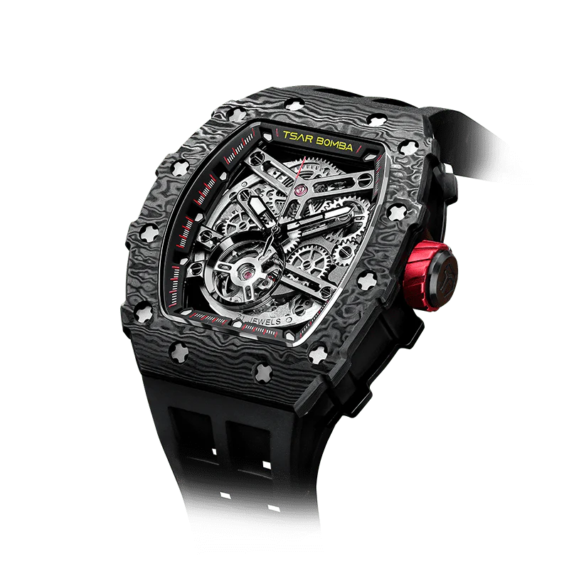 PreviousNext  Carbon Fiber Automatic Watch TB8208CF