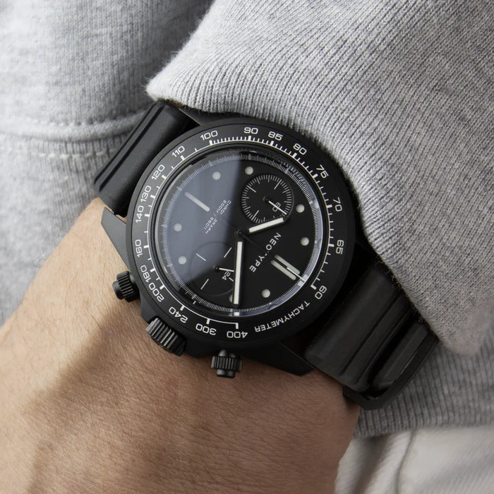 LM02 Type C PVD noir et Cadran noir