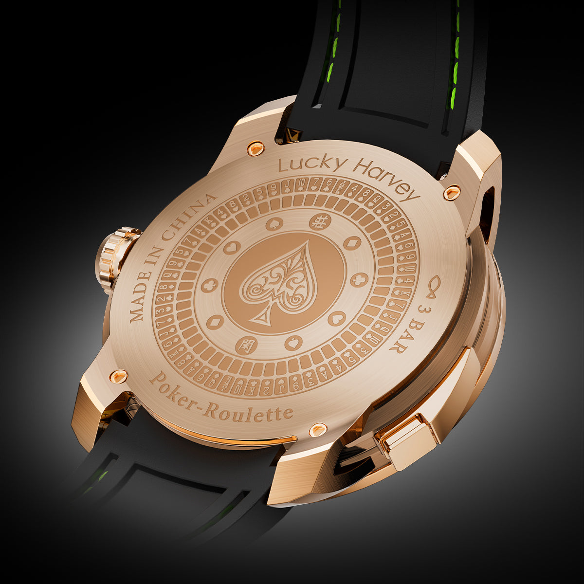 POKER ROULETTE ROSE GOLD