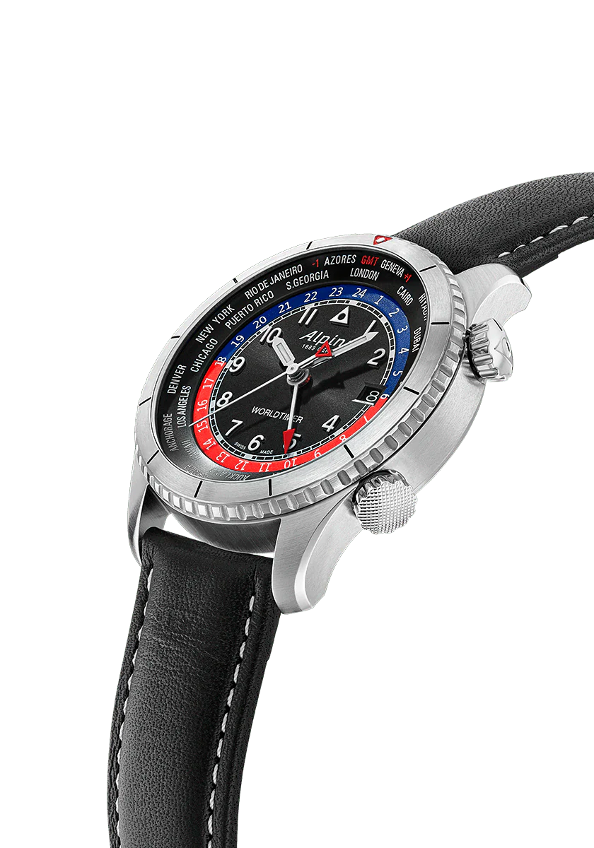 Alpina Startimer Pilot Quartz Worldtimer 41mm