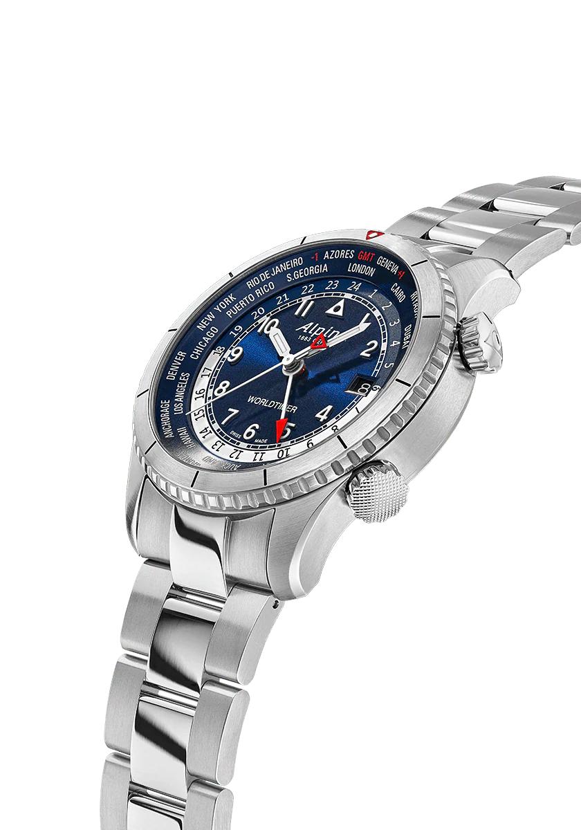 Alpina Startimer Pilot Quartz Worldtimer 41mm